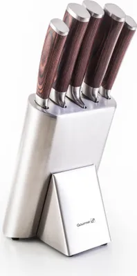 Obrázek produktu pro Sada nožů G21 Gourmet Steely 5 ks + nerez blok