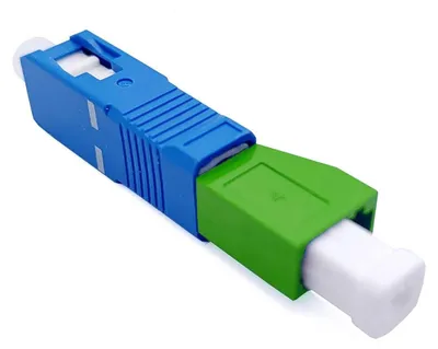 Immagine prodotto di Elfcam - Adattatore in fibra ottica per FRITZ! box, connettore monomodale simplex LC/APC femmina/femmina a SC/UPC maschio, conversione dell'interfaccia in fibra per SFP, OTDR, VFL e multimetro, 1 pezzo