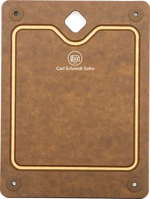 Obrázek produktu pro Prkénko na krájení CELLE, průměr: 23,5 x 17,8 x 0,9 cm, celulózové vlákno a silikonová pryž