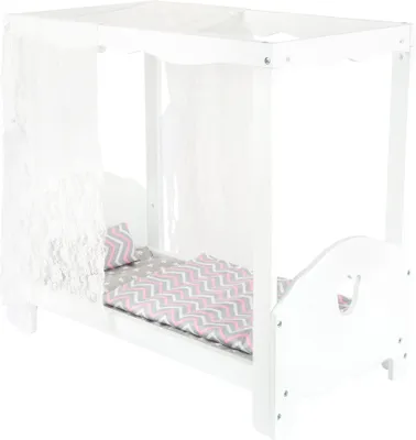 Produktbild von Small Foot 12023 Puppenhimmelbett, weiß (1 Stück)