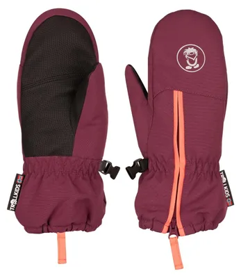 Imagen del producto de TROLLKIDS, guantes impermeables para niños, color púrpura, talla 2-3 años