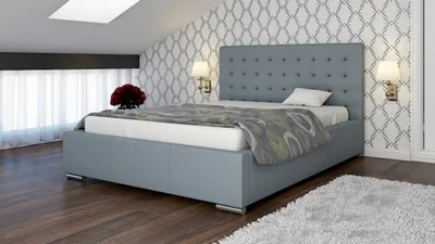 Produktbild von Polsterbett Bett Doppelbett MANILO L 180x200cm inkl.Lattenrost