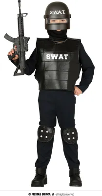 Produktbild von Guirca Swat-polizei Babykostüm  5-6 Years  5-6 Years