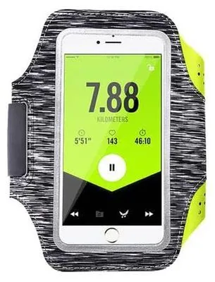 Produktbild von Devia Armband für Smartphone, 4,7-6,5 Zoll, Schwarz