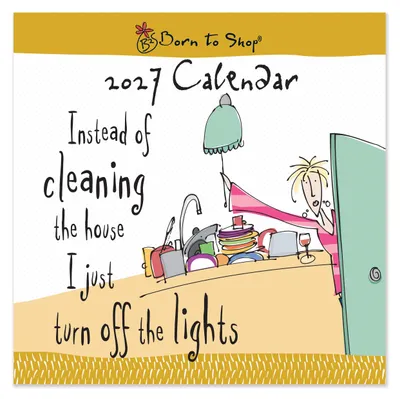 Quadratischer Shopping-Kalender 2027 – Monatsplaner