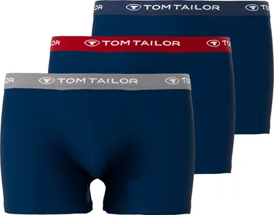 Produktbild von TOM TAILOR Herren Pants blau melange 3er Pack Größe: XXL