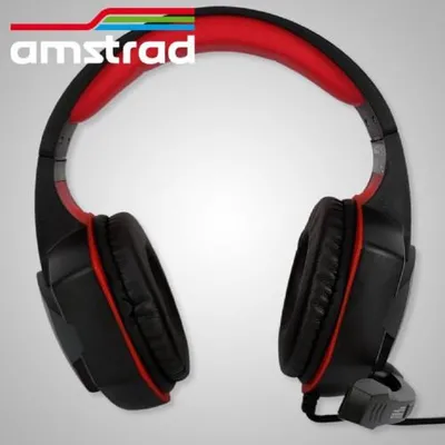 Image de Casque pro gaming AMSTRAD AMS H555 ROUGE