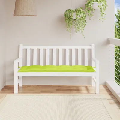 Produktbild von Gartenbank-Auflage Hellgrün 150x50x7 cm Oxford-Gewebe