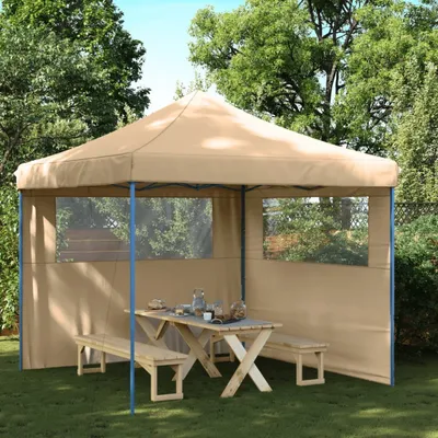 Obrázek produktu pro Maison Exclusive – skládací party stan typu pop-up se 2 bočními stěnami, béžový