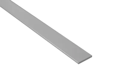 Produktbild von 2 Meter | Bastler Flachleiste Alu eloxiert | Effector | B03 | silber