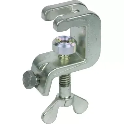 Immagine prodotto di Morsetto di messa a terra universale Dehn D 25/30 mm T 18 mm Rd/Fl 30 mm con vite ad alette 774130