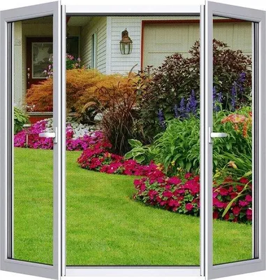 Produktbild von Vliegengaas für Fenster - 2 Stücke - Anmaßbar - Starkes Klebeband - Einfache Montage - 210 x 250 cm - Schwarz