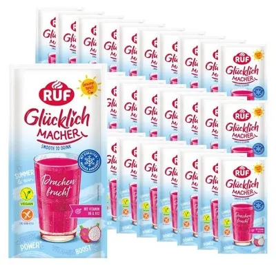 Produktbild von RUF Monats-Vorrat Glücklichmacher Smooth to Drink Drachenfrucht Set (30 Stück)