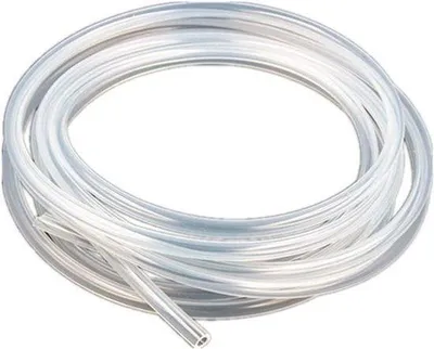 Productafbeelding van Transparante siliconen buis - voedselveilig - 6 mm binnendiameter, 8 mm buitendiameter - transparant - luchtslang voor pomptoepassingen - siliconen rubber buis - geschikt voor voedsel - transparante siliconen buis, 15,3 meter lang