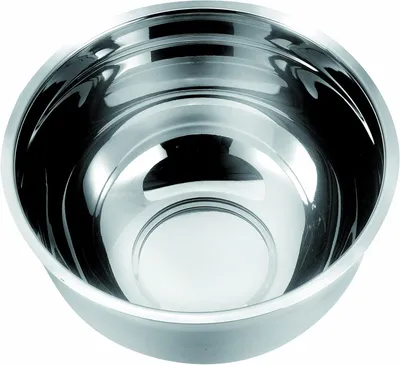 Productafbeelding van Roestvrijstalen schaal - Keukenschaal Serveerschaal - Keuken Gebruik - Vaatwasmachinebestendig - 20 cm diameter - Zilverkleurig