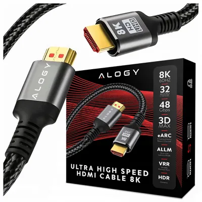 Obrázek produktu pro Alogy HDMI 2.1 kabel, ultra rychlý, 8K, 10 metrů