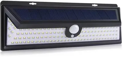 Zdjęcie produktu dla Kinkiet solarny LED z czujnikiem ruchu, białe światło, do zastosowań zewnętrznych, oświetlenie ogrodowe, oświetlenie podwórka.