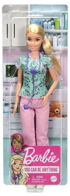 Produktbild von Mattel GTW39-1 - Barbie - You can be anything - Karriere-Puppe, Krankenschwester