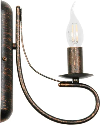 Immagine prodotto di Lampada da parete nera oro antico ALFA 293