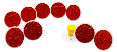 Produktbild von Eduplay Blätter Stempelset - kreative Hobby-Stempel 10 Stück