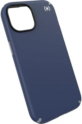 Image de Étui MagSafe pour Apple iPhone 17e/16e/15/14/13 - Coque arrière Speck Presidio2 Pro - Bleu/Argent