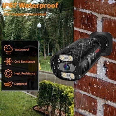 Immagine prodotto di Sistema di telecamere di sicurezza - 8 unità - 8 megapixel - Per uso esterno - Impermeabile - Visione notturna