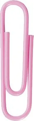 Produktbild von Alco Briefklammer Metall kunststoffüberz 26mm rosa 1000 Stück