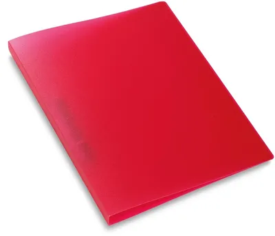 Produktbild von Ringbuch A4 2 Ringe 25mm transluzent pink Packung mit 3 Stück
