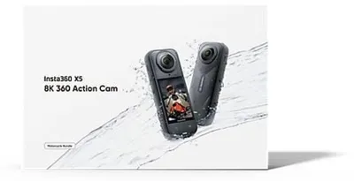 Productafbeelding van Insta360 - CINSAAHA-X501 - Actiecamera - X5 Motorcycle Combo