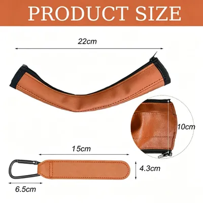 Imagen del producto de Fundas protectoras para cochecitos, 2 unidades, con cremallera, para los reposabrazos