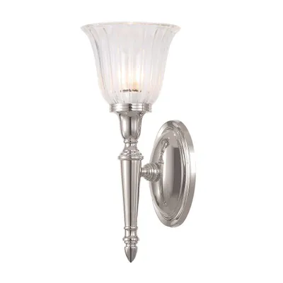 Produktbild von Elstead Dryden LED Wandleuchte G9 33cm Poliertes Nickel IP44
