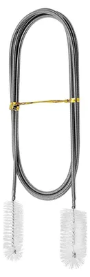 Image de Brosse de nettoyage Doppelkopf en acier inoxydable, 210 cm, flexible, pour les tuyaux et les canalisations