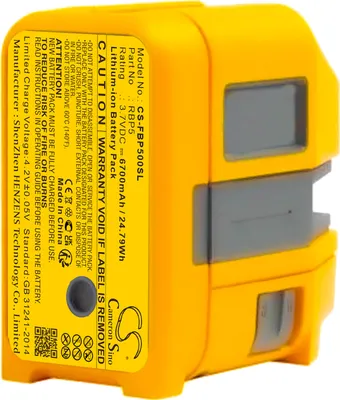 Image de TECHTEK Batterie compatible avec [Fluke] 6XG43, 6XG44, 6XG45, 6XG46, PLS 180G, PLS 180R, PLS 3G, PLS 3R, PLS 5G, PLS 5R, PLS 6G, PLS 6R remplace 5023