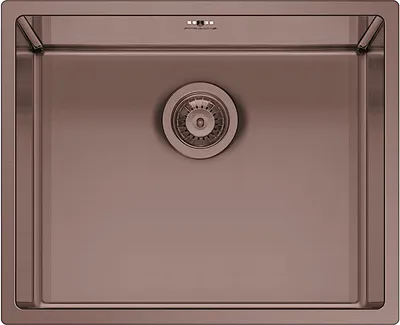 Produktbild von PYRAMIS Spüle ASTRIS COLORA 50x40 1B in COPPER für flächenbündige Montage / PVD-Beschichtung / Spülbecken