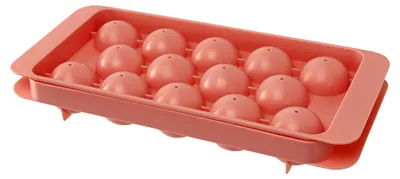 Obrázek produktu pro Nádoba na kostky ledu ALPINA, kulatá, růžová