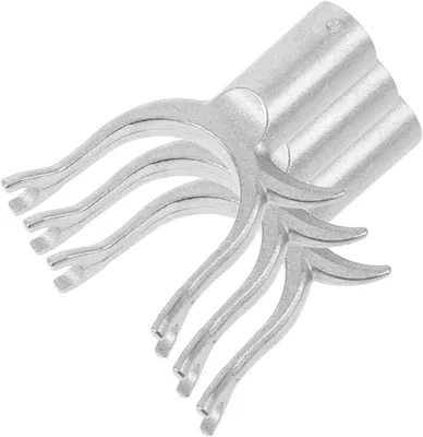 Produktbild von 3 Ersatzköpfe für Kleiderstangengabeln aus Aluminiumlegierung mit 1,9 cm Innenmaß