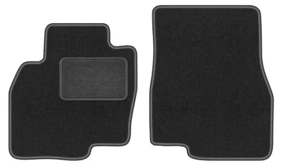 Image de Tapis avant en moquette pour Mitsubishi Grandis 2004-2010 (monospace) – 2 pièces, gris graphite, sur mesure – Wielganizator LUX