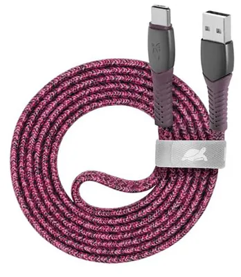 Productafbeelding van Rivacase PS6102 RD12, 1,2 meter, USB-C, USB-A, USB 2.0, 0,48 Gbit/s, Rood
