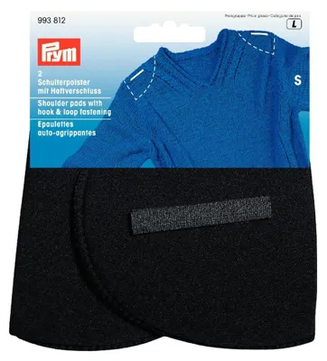 Immagine prodotto di Prym 993812, Nero, Poliestere, 125 mm, 100 mm, 12 mm, 2 pezzi