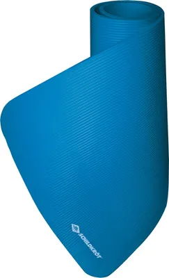 Produktbild von FITNESSMATTE, (15mm, ocean-blue), mit Tragegurt