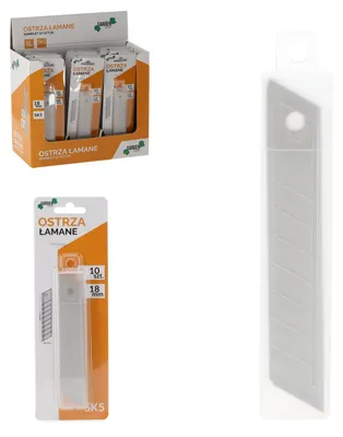 Obrázok produktu pre Náhradné odlamovacie čepele pre nože 18 mm – 10 ks