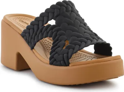 Produktbild von Crocs Brooklyn Woven Slide Absatz 209979-001 Schwarz EU 36/37