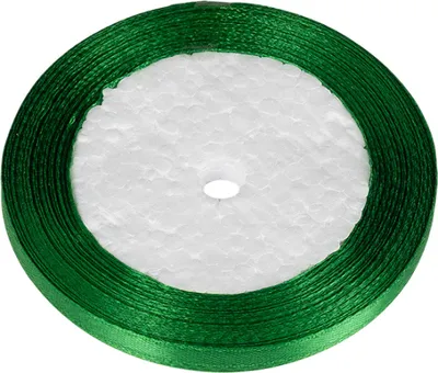 Produktbild von Satinband - 6 mm/ 22,5 m - Grün