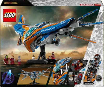 Zdjęcie produktu dla LEGO Marvel Strażnicy Galaktyki: Milano, Statek Kosmiczny, Zabawka Konstrukcyjna dla 12-latka, 4 Minifigurki Superbohaterów i Mały Groot, Pomysł na Prezent dla Nastolatka i Fana Avengersów, 76286