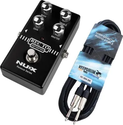 Produktbild von Nux Effektgerät Recto-Distortion Pedal mit Klinkenkabel