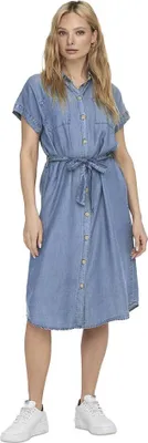 Produktbild von Only Pema Kurzarmkleid Blau S Damen Blau S