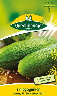 Produktbild von Einlegegurke 'Libelle' Quedlinburger Gemüsesamen