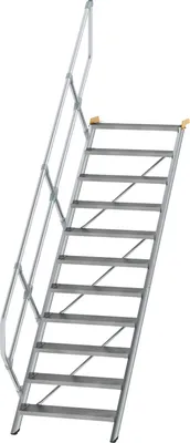 Produktbild von MUNK Treppe 45° inkl. einen Handlauf, 800mm Stufenbreite, 11 Stufen