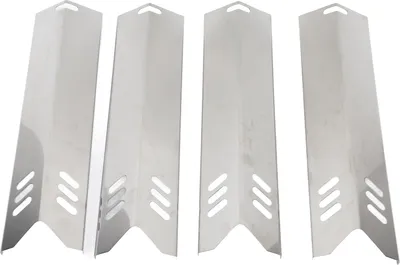 Obrázek produktu pro 4 ks Nastavitelné grilovací desky Štít Nerezový hořák na troubu Kryty BBQ Gas Deflex stan