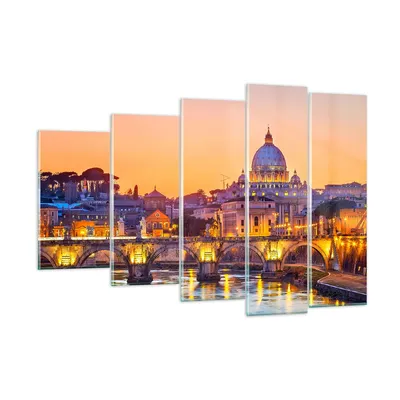 Produktbild von Bilder auf glas - Rom Italien Basilika Geschichte - 150x100cm - Glasbilder - Wandbilder - Kunstdruck - Wanddekoration aus Glas - Glas Bilder - Wandbild auf Glas - GEG150x100-2704